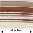 Silk suiting: multicolored variable stripes