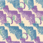 Silk, very lightweight: mint, purple & blue chiffon