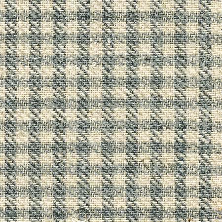 Silk Medium Weight: Cream & blue gray check