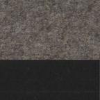 wool coating double-faced oak & black