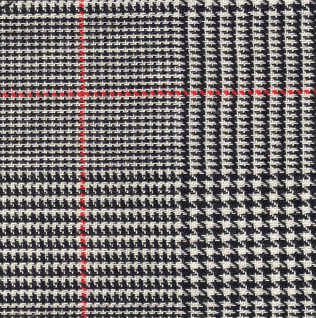 Wool, medium weight: Glen plaid