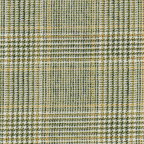 Wool, lightweight: green, cream & tan Glen plaid