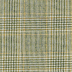 Wool, lightweight: green, cream & tan Glen plaid