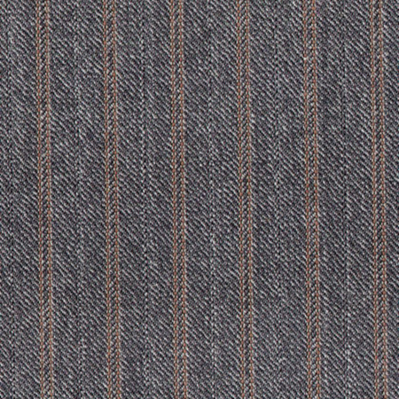 Wool, lightweight: brown stripes on heathered charcoal