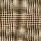 Wool, lightweight: Glen plaid in tan, rust, teal