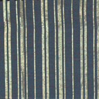 Cotton silk lurex stripe navy