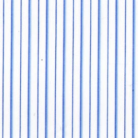 cotton shirting blue stripes on white