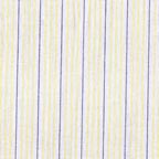 blue yellow stripe cotton shirting
