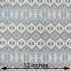 cotton lightweight black white blue salmon