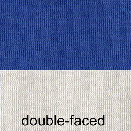 Cotton heavier weight: double-faced jacketing