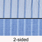Cotton shirtings: blue & white stripes