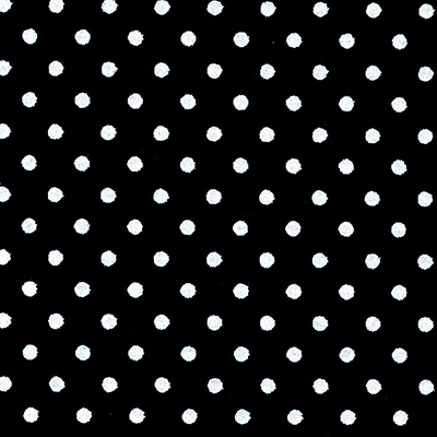 Cotton shirting black white polka dot