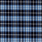 100% Pima cotton tartan; light and dark blue, white