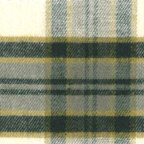 Brushed Cotton Plaid Fabric Black Yellow White