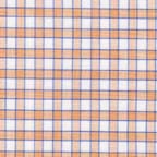 pima cotton shirting orange plaid