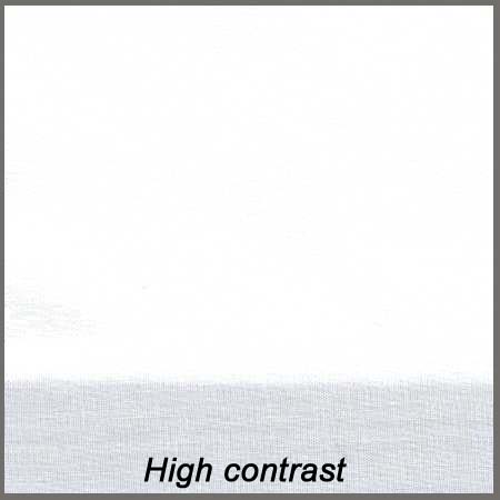 Cotton shirtings: solid white stretch broadcloth
