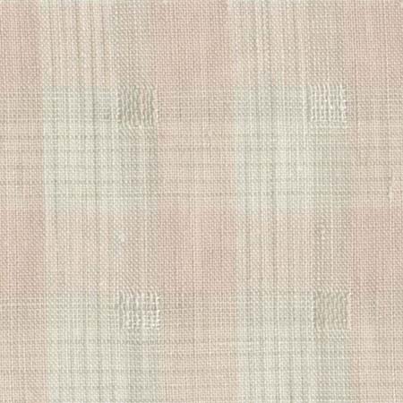 Linen: blush, natural and beige plaid