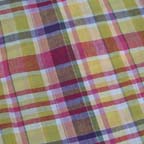 Linen: lightweight Bordeaux plaid