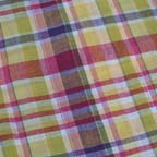 Linen: lightweight Bordeaux plaid