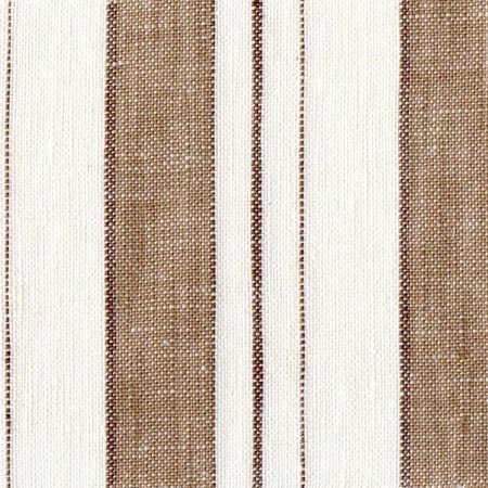 Linen: white & tan stripes