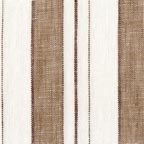 Linen: white & tan stripes