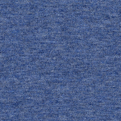 Heathered blue rayon jersey knit fabric by the yard