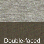 Knits, other: green/heathered double-faced Ponte