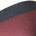 Double-faced interlock knit dark red & gray