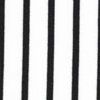 Knits, other: black stripes on white
