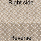 Poly potpourri: white & tan stretch tricotine suiting