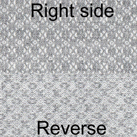 Poly potpourri: white & gray stretch tricotine suiting